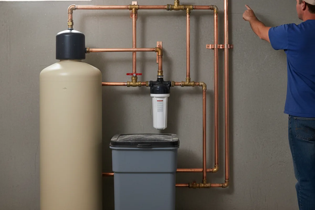 Whole-house water treatment system installed in Morganville